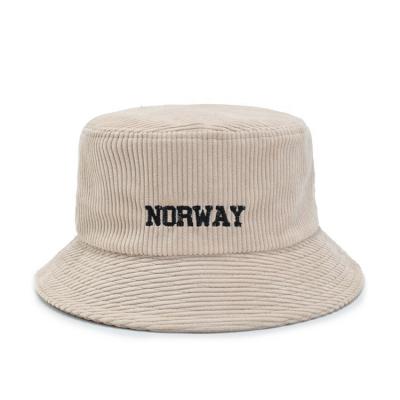 China Comfortable Fashion High Quality Women Mask Plain Corduroy Bucket Hat Custom Made for sale