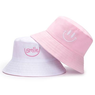 China Wholesale Custom Cotton Comfortable Double Sides Bucket Hats Single High Quality Hats for sale