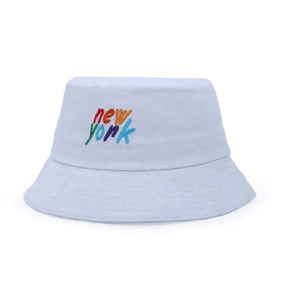 China OEM Embroidery Logo Design Plain Cotton Fishermans Hats Cozy Custom Bucket Hat for sale