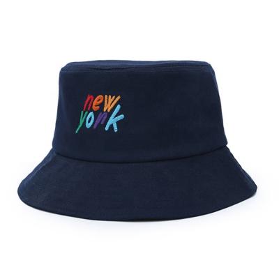 China Comfortable Custom Embroidered Bucket Hat Wholesale Custom Service Cotton Logo for sale