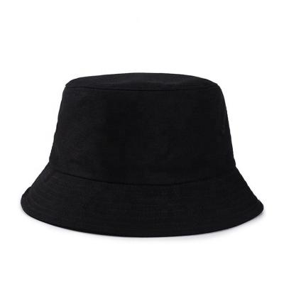 China Comfortable Plain Cotton Bucket Hat 100% Custom Logo Fisherman Hat for sale