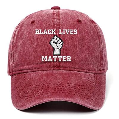 China BASBELL COMMON custom unstructured hat hats logo black lives matter washed dad hats for sale