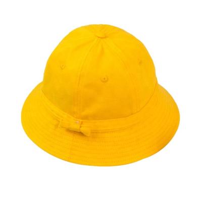 China Comfortable Summer Baby Outdoor Kids Fashion Embroidery Cotton Cute Fisherman Bucket Hats for sale