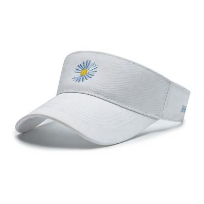 China Embroidery Topless Women Summer Has Logo Comfortable Custom Sports Sun Visor Hat for sale