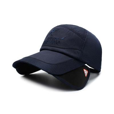 China breathable & Wholesale Waterproof Breathable Wide Brim Sports Baseball Cap Sunscreen Sun Visor Quick Dry Baseball Hat for sale