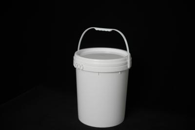 China Custom Plastic Storage Bucket With Lid For Food And Industrial Use for sale