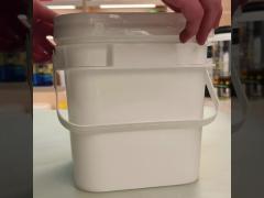 5L square plastic bucket