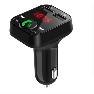 China 2021 Dual USB Charger Dropshipping Amazon Car MP3 Player Music Adapter Dual USB Adapter BT Kit FM Transmitter Handsfree Car Auto Radio Charger for sale