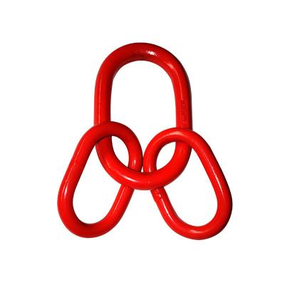 China Low Price Powder Coating G80 Lifting Sling Double Rings Connecting Link Component Assembly for sale