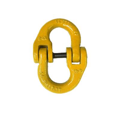 China Lifting fittings G80 steel hammerlock forge chain sling connecting rod for lifting for sale