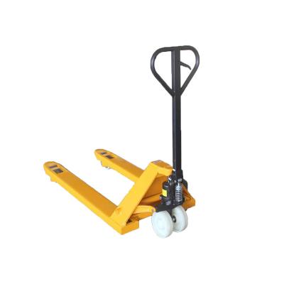 China Heavy Industry Style German Hydraulic Pump Pallet Truck 2000KG Hydraulic Manual Nylon Pallet Jack for sale