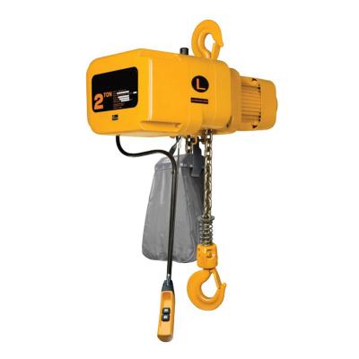 China Heavy industry 220V 380V electric monorail chain hoist crane trolley lifting chain block for sale