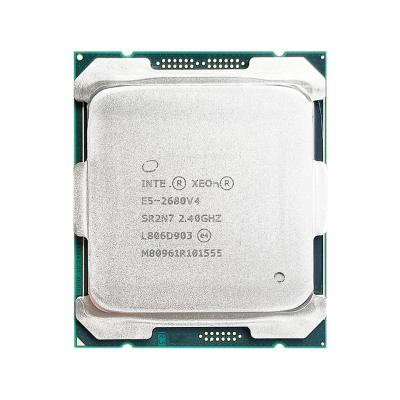 China Hot Sale Server Xeon E5 2680V4 Processor CPU 2.4GHz 14 Cores 28 Cores 14nm LGA2011-3 120W Server for sale