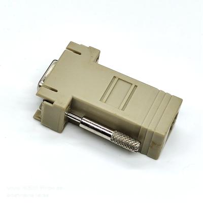 China Manufacturer Supply Power Application 9 15 25 VGA Pin Rj 45 To Db25 Male Adapter For Computer for sale