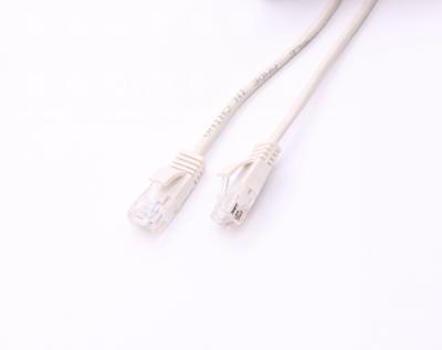 China Environmental Protection PVC Round Slim Body Class V Cable RJ45 Extension Cable Super Connecting UTP Cable for sale