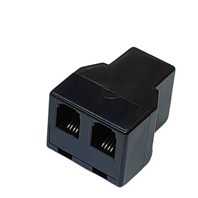 China Telephone Specials 4P4C 1 To 2 Port RJ9 Telephone Splitter for sale