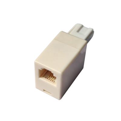 China British PBT Supply RJ45 Interface Male To Female Connector UK012 Plug And Socket for sale