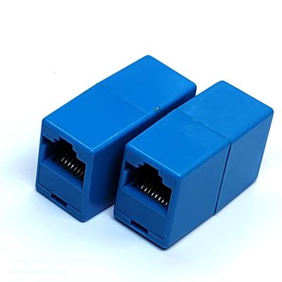 China audio & Hot Selling Video Ethernet Cable RJ45 Female To Female Connector CAT5e Cable Coupler for sale