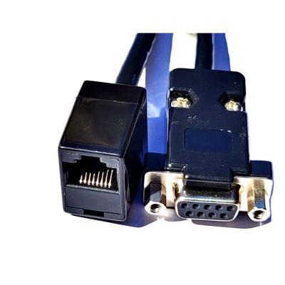 China Us058 COMPUTER db9p to RJ45 8p8c black 2m cable for sale