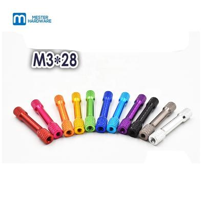 China Model Aircraft M3 10mm Aluminum Alloy Standoff Spacer Round Column Multicolor Smooth Surface for sale