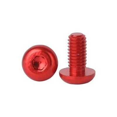 China Pan Factory Made Color Pan Head Socket Bolt M3 M4 M5 M6 Knob Pan Head Colored Bolts for sale