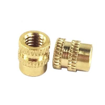 China Durable Metric Brass M4 Nuts Screw Inserts For Plastic for sale