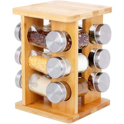 China Spice Storage Rack Bamboo Spice Storage Rack Customized Fun Customized Spice Storage Choices for sale