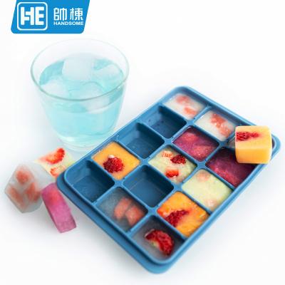 China Fun Factory Choice Silicone Ice Cube Tray Large Capacity Direct Stocked Ice Maker for sale