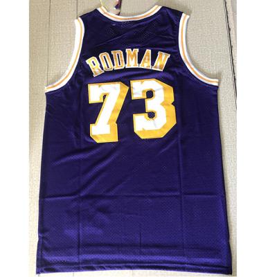 China 73 high quality antibacterial Bull s 91 and Piston s 10 Denis Rodman Men Basketball Jersey for sale