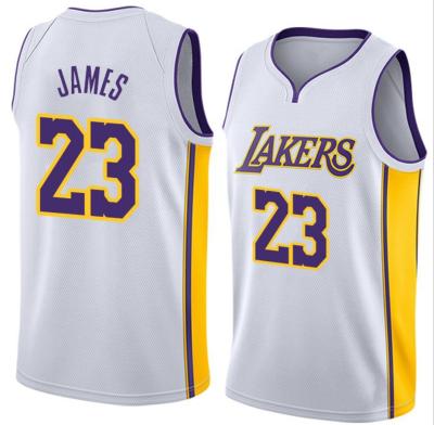 China Antibacterial Men's #3 Anthony Davis #23 James Basketball Jersey for sale