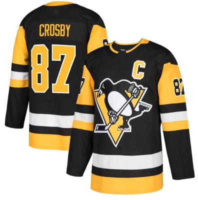 China Shirts & Tops 2022 New Wholesale China Best Quality Custom Pittsburgh Cheap Stitched Sports Ice Hockey Jersey 87 Sidney 71 Malkin 72 Hornqvist for sale