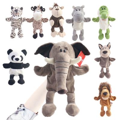 China Good Quality Animal Jungle Hand Puppet Plush Hand Puppet Customized Stuffed Hand Puppet for sale