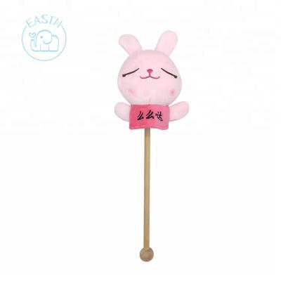 China Body Animal Cartoon Plush Massage Stick Knock Back Soft Back Hammer Decompression Stick Plush Doll Toy Dolls for sale