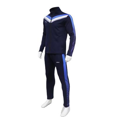 China Jackets Customized Design Mens Tracksuit Mens Sweatsuit Jacket Slim Football for sale