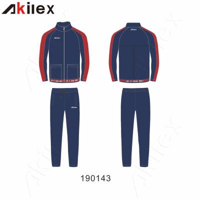 China Latest Breathable Customization Fitted Tracksuit Sublimation Jacket And Pants Cheap Fitted Tracksuit Gym for sale