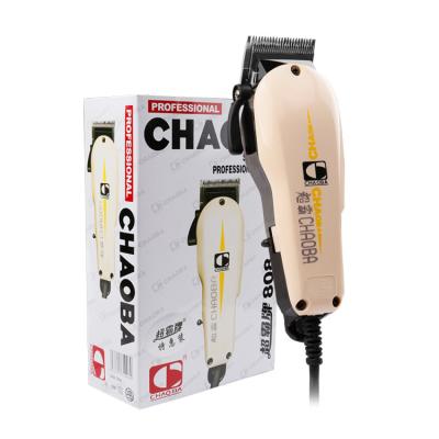 China Chaoba 808 Commercial High Quality Salon Barber Professional Electric Hair Trimmer OEM Household Electric Hair Clippers for sale