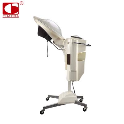 China Hair Color Salon Equipment Professional Product Micro Ultrasonic Mist Hair Processor Ozone With LED Light Digital Perm Machine for sale