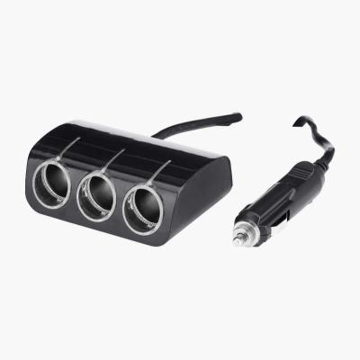 China Car 12/24V 3 Port Car Cigarette Lighter Charger Adapter Sockets for sale