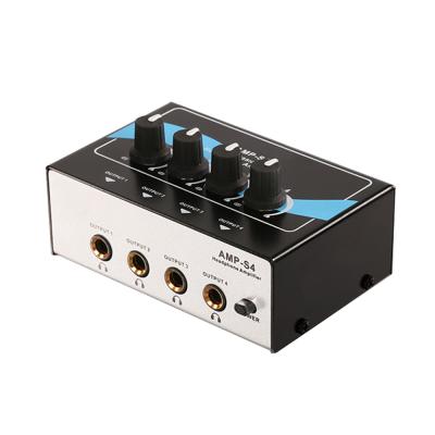 China Metal Coolmusic 4-Channel Professional Mini Headphone Amplifier for sale