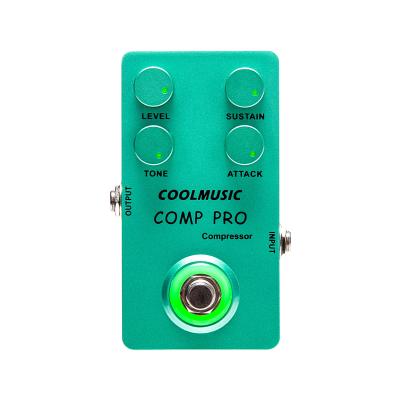 China Bass Musical Instruments All Metal 9V Electric Guitar Compressor Effects Pedal Guitar Pedal for sale