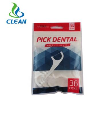 China Disposable Factory Outlet UHMWPE Floss HIPS Handle Dental Floss Picks for sale