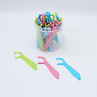 China PP/PS/HIPS OEM brand kids dental floss pick bulk eco flosser toothpick mint waxed dental floss picks making for sale