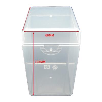 China CSC02 Clear PP Plastic Dental Floss Container PP Box for sale