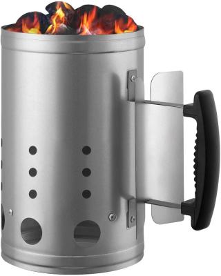 China Adjustable Size Metal Charcoal Chimney Starter, BBQ Grill Lighter, BBQ Charcoal Fire Starter for sale