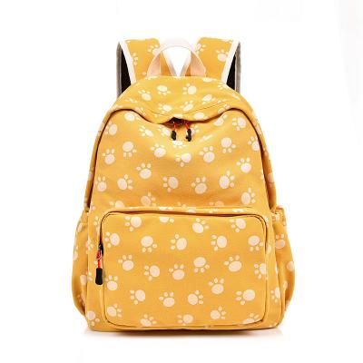 China Fashion korean style simple canvas backpack senator casual backpack purses for women for sale