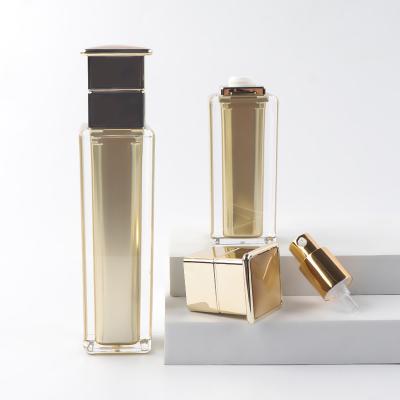 China Suit 100ML 48mm Diameter Lens Cosmetic Hot Selling Cosmetic Packaging Square Bottle For Personal Care for sale