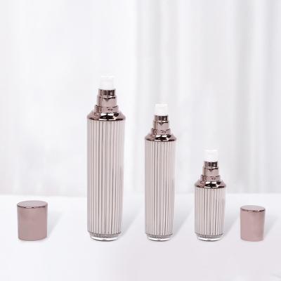 China Cosmetic High Quality Luxury Acrylic Lotion Pump Bottle Set For Cosmetic Packaging for sale