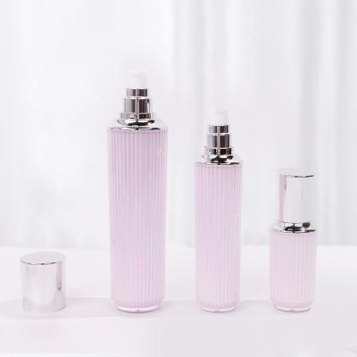 China Direct Selling Cosmetic High Quality Square Factory Acrylic Lotion Pump Bottle Set for sale