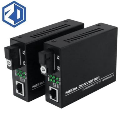 China FTTH Network FTTxFTTB Made In China World Quality 10m 100m Fiber Optic Rj45 Media Converter For FTTH Network for sale