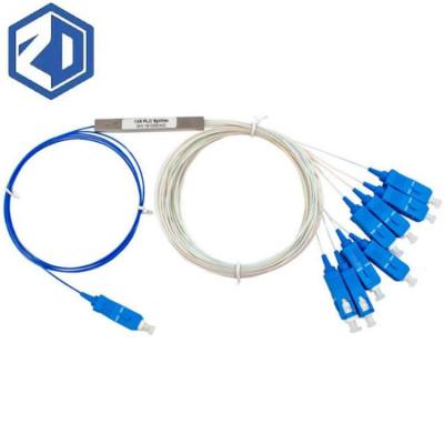 China FTTX Systems Sc/Upc/APC High Quality Stable Connector 0.9mm 1: 8 Fiber PLC Optical Splitter for sale